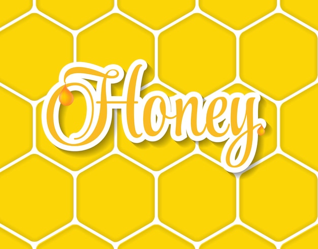 Vector sweet honey vector illustration background. eps 10