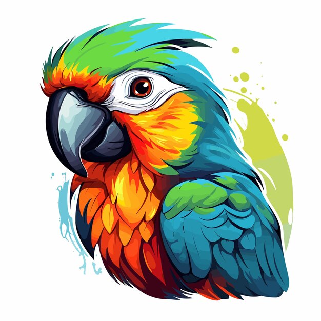 Vector sweet parrot
