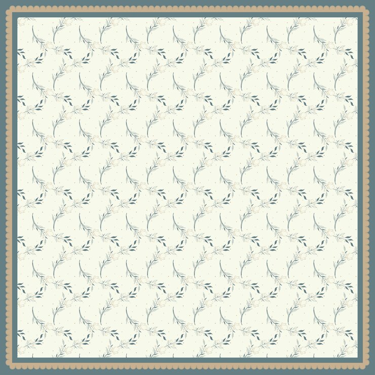 Vector sweet pastel and modern floral hijab fashion textile pattern