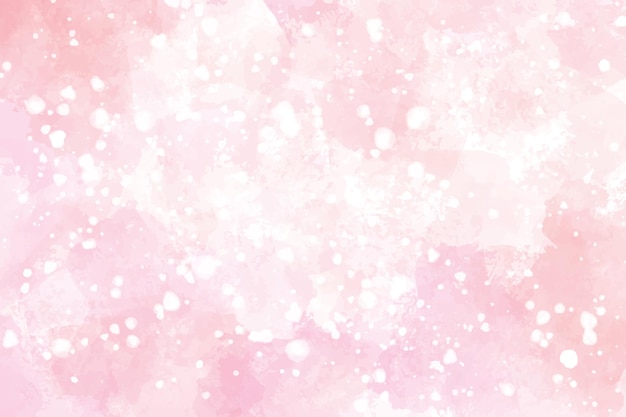 Sweet pastel pink watercolor wet wash splash background textured