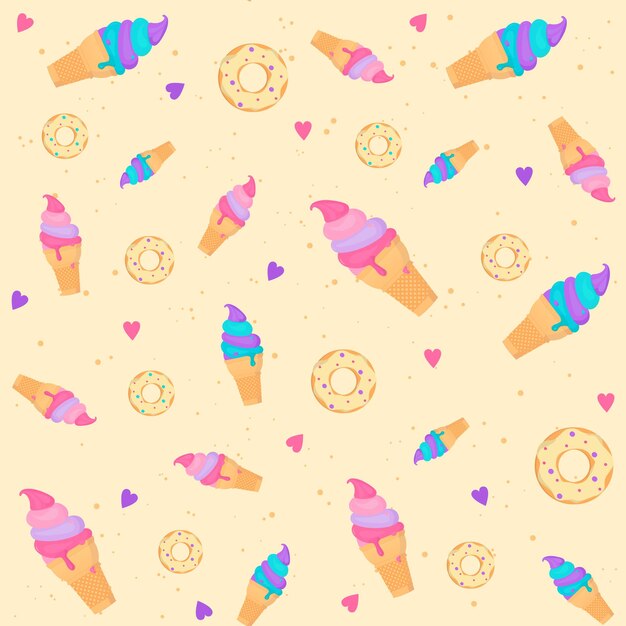 Vector sweet pattern