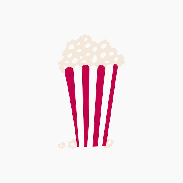 Sweet popcorn illustration