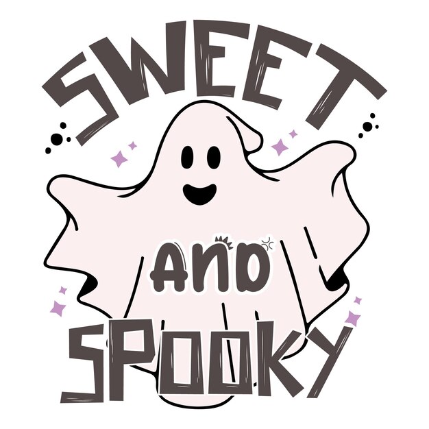 Vettore sweet e spookysvg