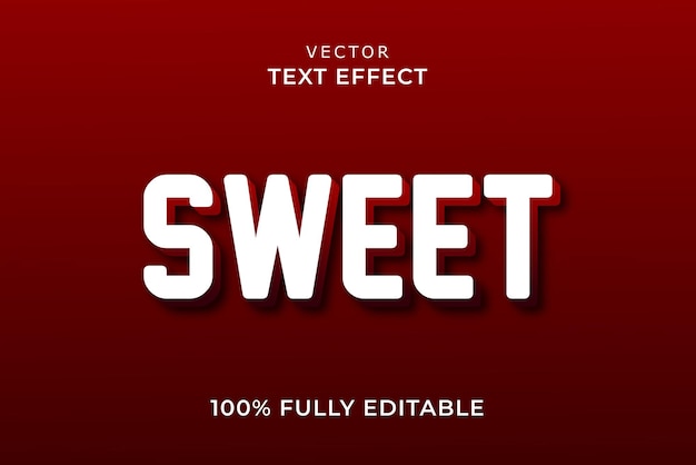 Sweet text effect photoshop