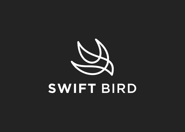 Vector swift logo ontwerp vectorillustratie