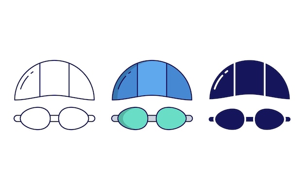 Swim Cap vector icon