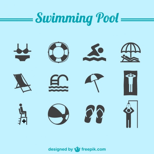 swiming pool icons