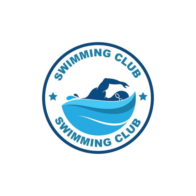 Swimming icon vector illustration design template