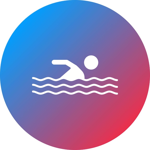 Swimming icon vector image Can be used for Sports