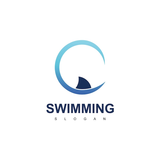 Ispirazione per il design del logo per il nuoto