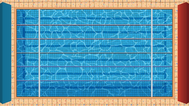 swimming pool blue texture. Vector illustration