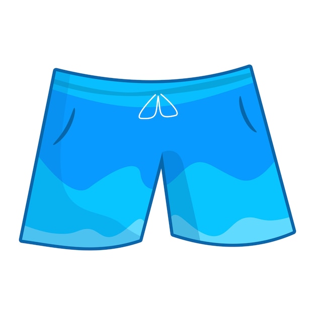 Vector swimming trunks icon cartoon illustration of swimming trunks vector icon for web