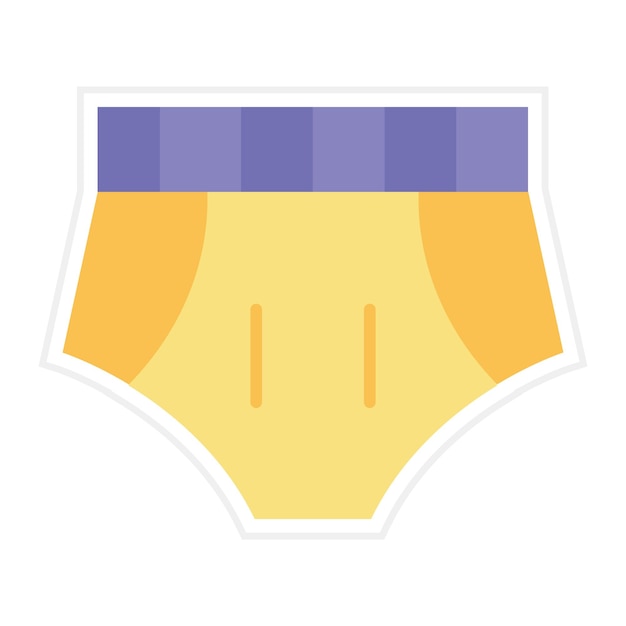 Vector swimming trunks icon vector image can be used for summer