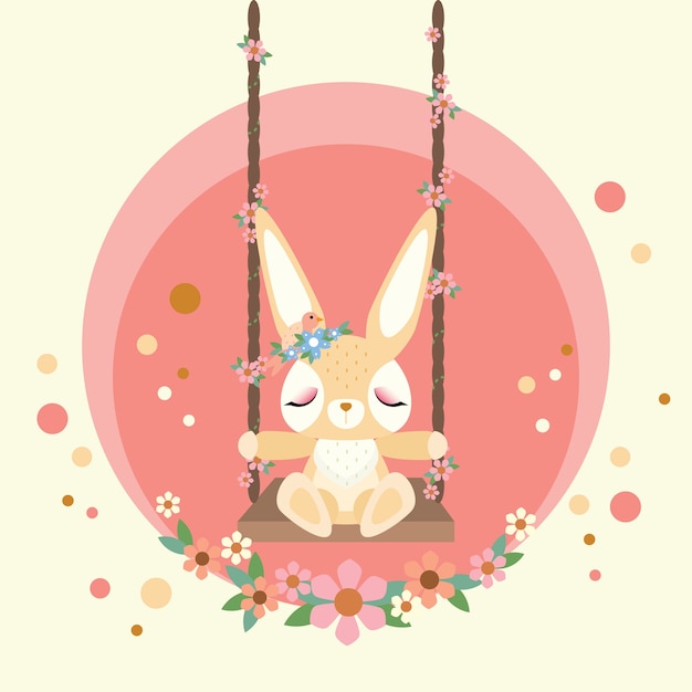 Swinging bunny