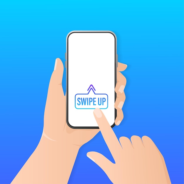 上にスワイプ現代の通信技術のスマートフォンは、あらゆる目的のための素晴らしいデザインを手渡します