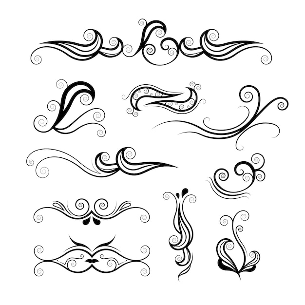 Vector swirl element design