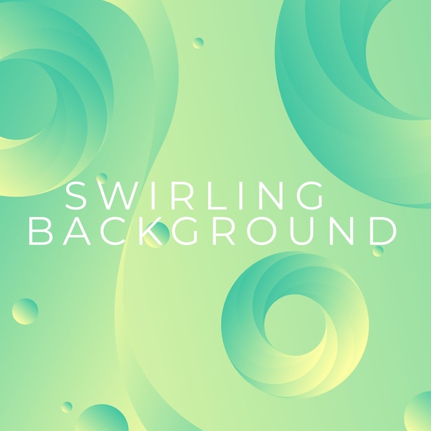 Swirling Gradient Background Vector