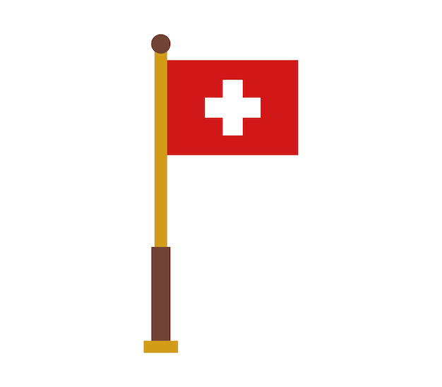 Vector swiss flag