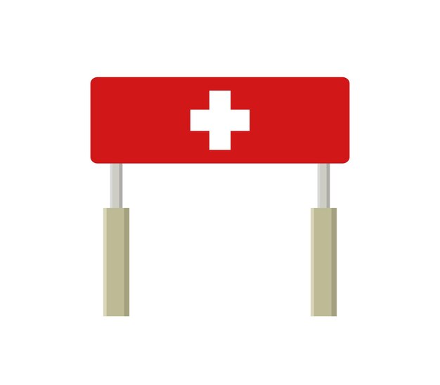 Vector swiss flag