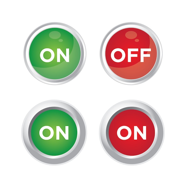 Switch on off button