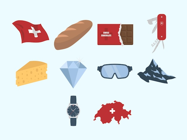 Switzerland Element Set