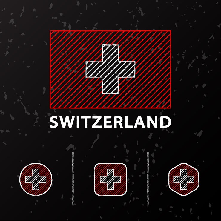 Vector switzerland flag