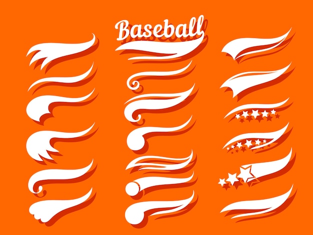 890+ Baseball Swoosh Stock Illustrations, Royalty-Free Vector