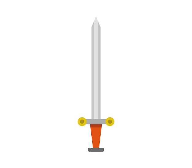 Vector sword illustrated