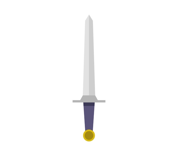 Vector sword illustrated