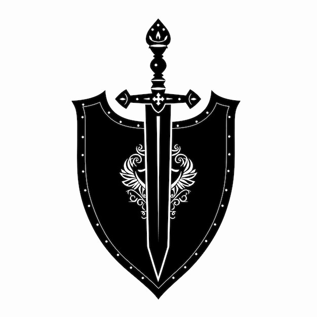 Vector sword logo