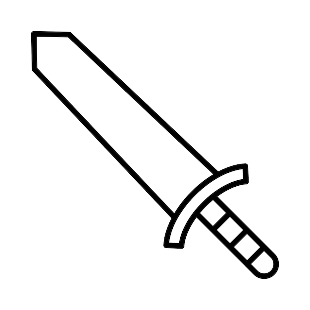 Sword Toy Line-illustratie