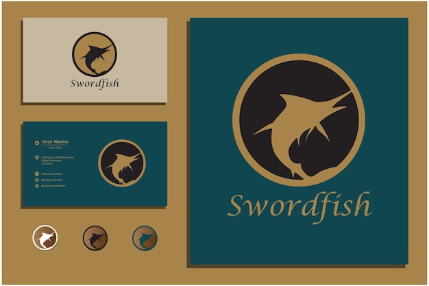 swordfish logo vector