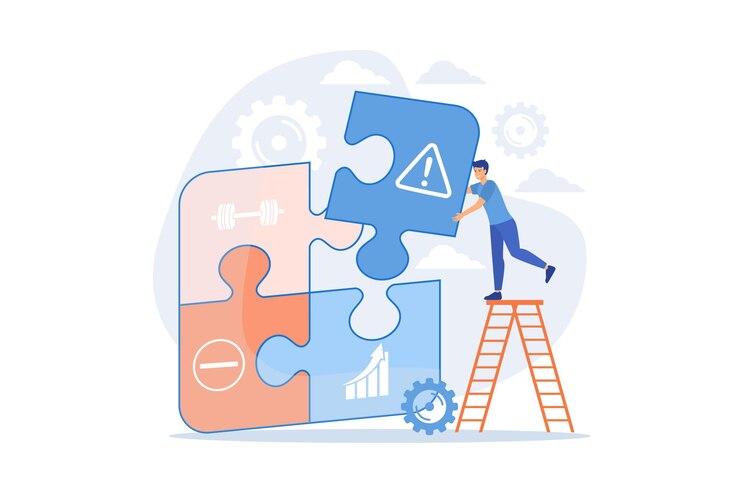 Vector swot analysis. strengths and weaknesses, threats and opportunities assessment,