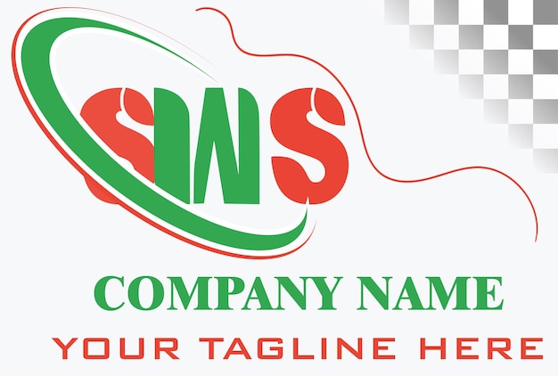 Vector sws letter logo design