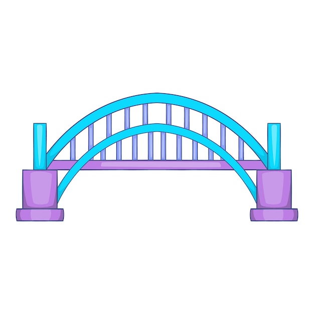 Vector sydney harbour bridge icon cartoon illustration of harbour bridge vector icon for web design