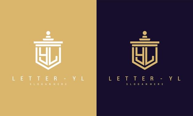 Vector symbol design logo icon business letter initial font brand concept identity modern compa