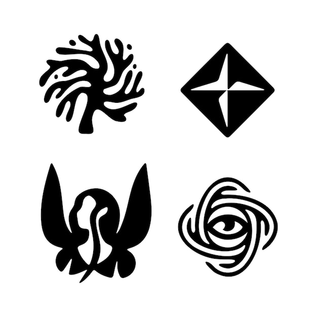 Vector symbol icon pack set design