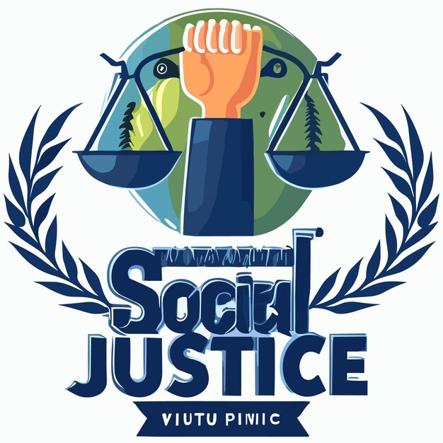 Symbol of Justice Vector Design Art