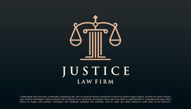 Symbol law firmlaw office адвокатские услуги роскошный герб векторный дизайн логотипа