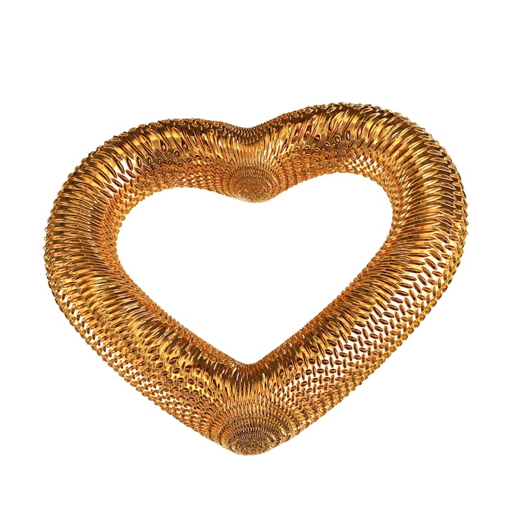 Vector symbol made in the form of a heart