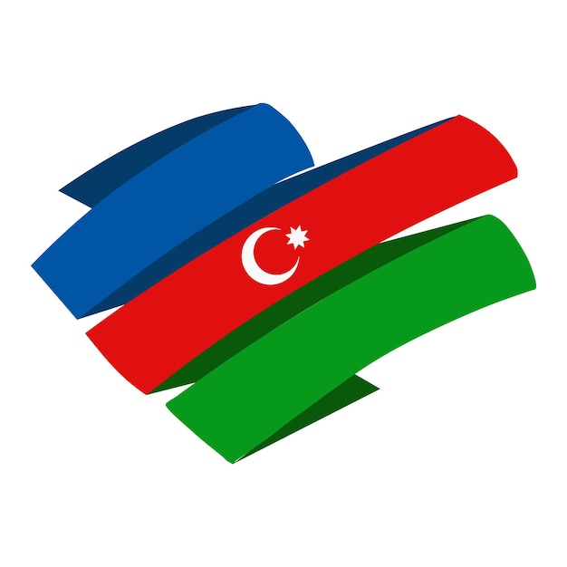 Symbol of One of the most beautiful republics of the South Caucasus Azerbaijan