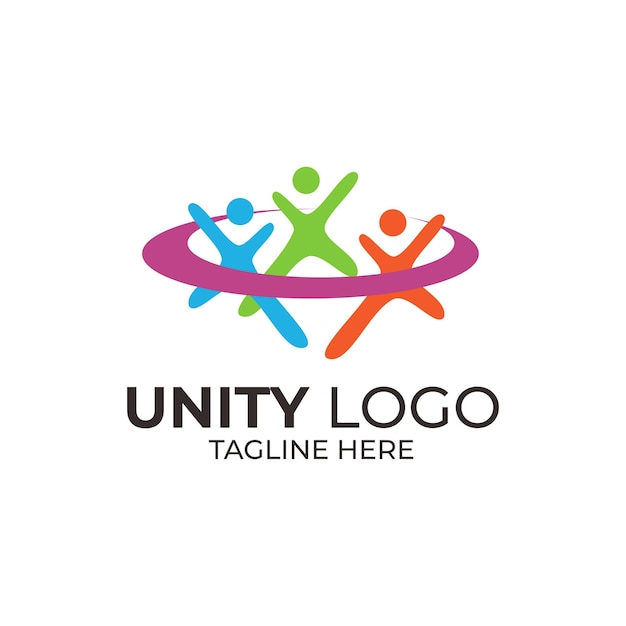 Symbol of the unity of people. togetherness and community concept design, social connection icon, lo