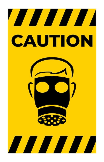 Symbol Wear Full Face Isolate On White BackgroundVectorillustratie EPS10