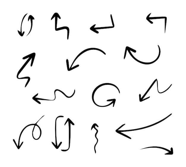 symbolen van vectorpijlen