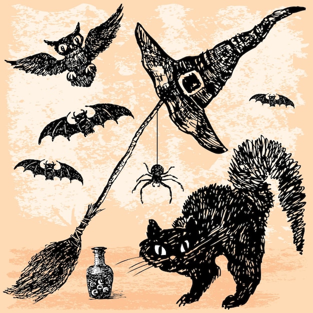 Symbols of halloween