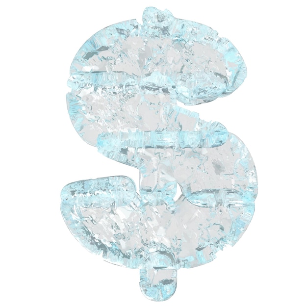 Symbols made of ice symbol