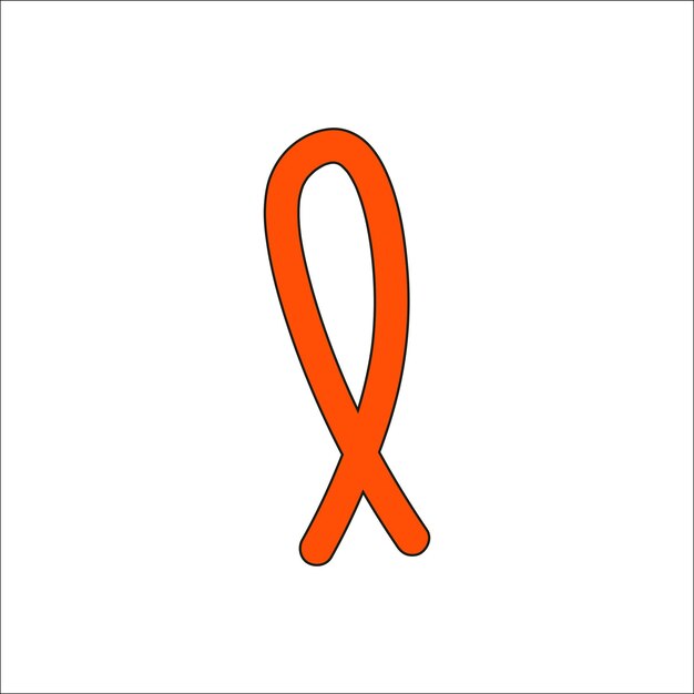 Symbool van het feminisme Lint Women39s Rechten Dag Internationale Women39s Dag Witte achtergrond