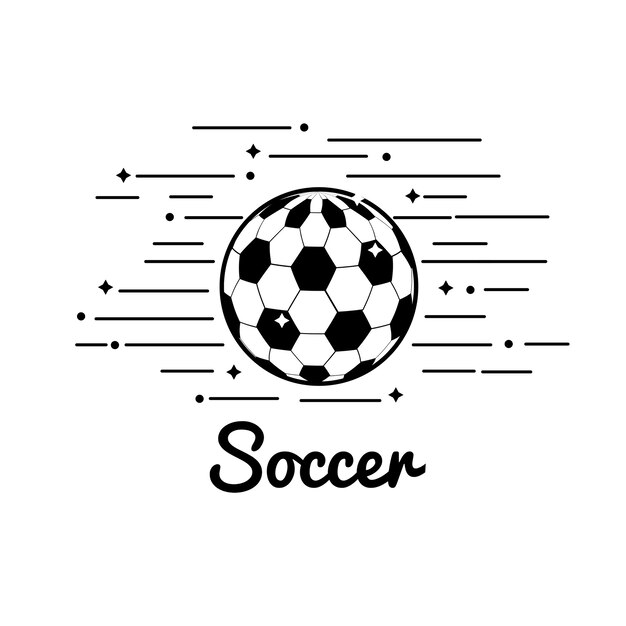 symbool voetbal pictogram