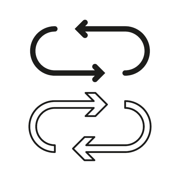 Synchronisatiepictogram Vectorillustratie EPS 10