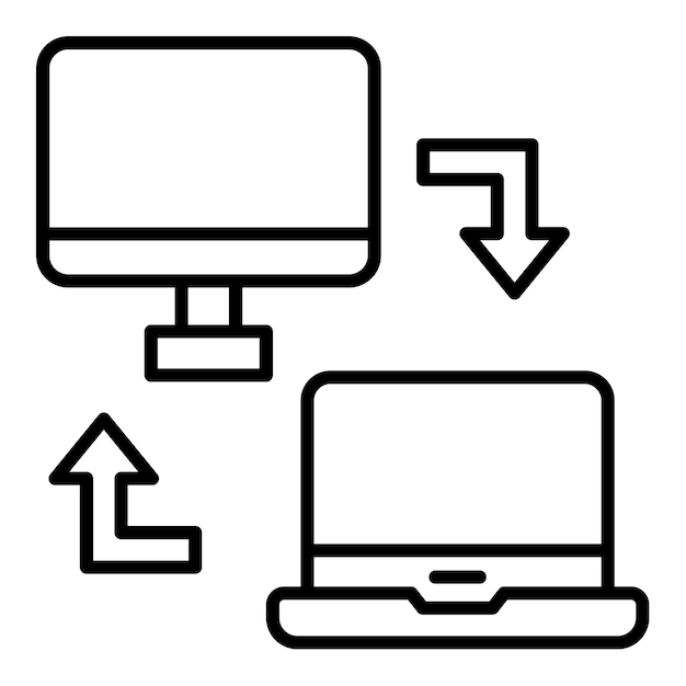 Vector synchronise icon